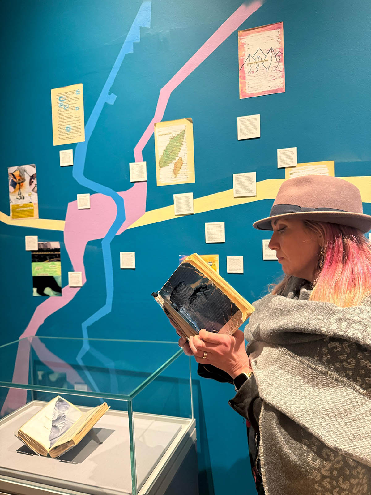 Natalie Forrester reading Ulysses at MoLI museum, Dublin